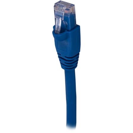 Qvs 50 ft. Blue CAT6a Patch Cord CC715A-50BL